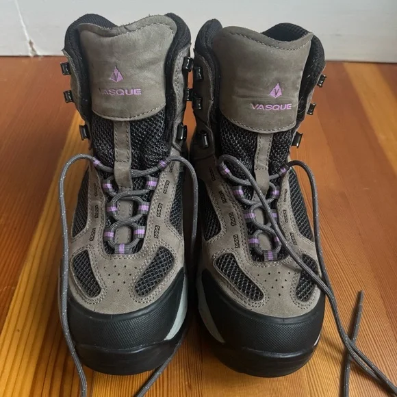 VASQUE Boots Womens 9W Wide Breeze 2.0 GTX Hiking Gore-Tex Nubuck Leather Brown - Picture 4 of 11